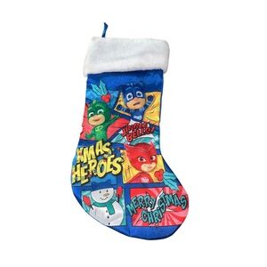 PJ MASKS XMAS HEROS KIDS CHRISTMAS STOCKING 18”